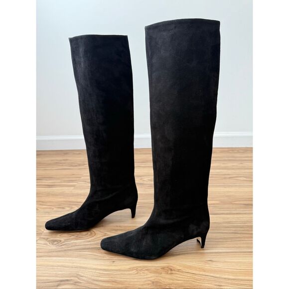 STAUD Wally suede knee-high boots Size EU40 / US10 $495 - Picture 9 of 10